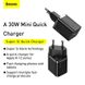 Зарядний пристрій BASEUS Super Si quick charger | 1Type-C, 3A/30W, PD/QC| CCSUP-J01 адаптер із швидкою зарядкою