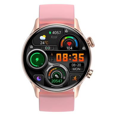 Смарт-годинник XO J4 Smart Sports Talking Watch AMOLED screen | BT Call, Track, HeartRate, IP68 | Pink