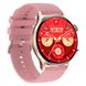 Смарт-годинник XO J4 Smart Sports Talking Watch AMOLED screen | BT Call, Track, HeartRate, IP68 | Pink