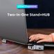 HUB адаптер USB Baseus Armor Age Type-C Bracket Multifunctional HUB Adapter Space 3USB * 3.0, Type-C, 4KHDMI, AUX, RG45 перехідник хаб CAHUB-AJ0G