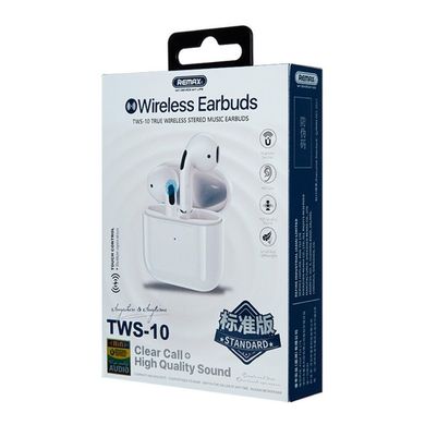 Бездротові Bluetooth навушники REMAX Ture Wireless Stereo Music Earbuds TWS-10