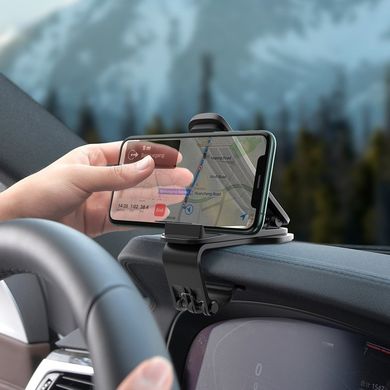 Автомобільний утримувач Baseus Big Mouth Pro Car Mount холдер для телефону Black