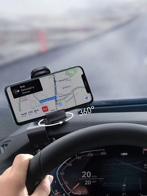 Автомобільний утримувач Baseus Big Mouth Pro Car Mount холдер для телефону Silver