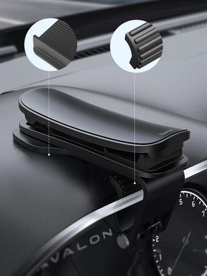 Автомобільний утримувач Baseus Big Mouth Pro Car Mount холдер для телефону Silver