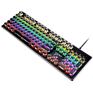 Игровая механическая клавиатура TWolf T75 Blue Switch c RGB подсветкой black