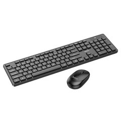 Бездротова клавіатура з мишею HOCO Wireless business keyboard and mouse set GM17 RU/ENG розкладка Black