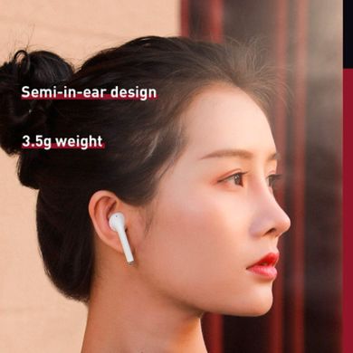 Бездротові Bluetooth навушники BASEUS Encok True Wireless Earphones W04 White