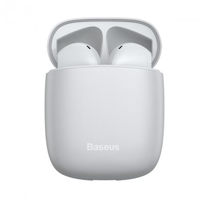 Бездротові Bluetooth навушники BASEUS Encok True Wireless Earphones W04 White