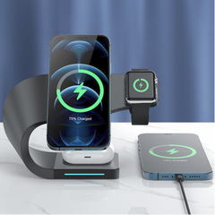 Зарядка беспроводная Qi 3 в 1 Open Wireless Era |20W Max| Док-станция для iPhone + iWatch + Airpods