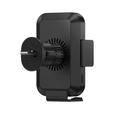 Автомобільний тримач із бездротовою зарядкою Baseus Halo Electric 15W Black