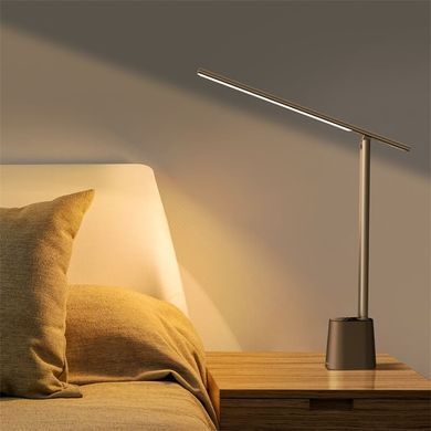 Настільна лампа LED світлодіодна бездротова BASEUS Smart Eye Series Rechargeable Folding Reading Desk Lamp DGZG-0G