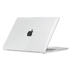 Чехол Накладка Конверт WIWU Crystal Shield Case MacBook Pro 14,2" A2442 с ножками Прозрачный Пластик