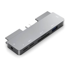 HUB адаптер Type-C oneLounge 1Drive Pro 7-in-1 HDMI, USB 3.0, AUX, Type-C, microSD, TF перехідник хаб