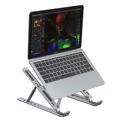 Подставка для ноутбука планшета складная алюминиевая oneLounge 1Desk с регулировкой высоты