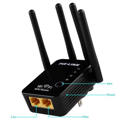 Підсилювач сигналу Wi-Fi PIX-LINK LV-WR16 ретранслятор, маршрутизатор, репітер, роутер +REPEATER/AP