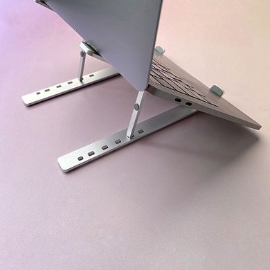 Подставка для ноутбука планшета складная алюминиевая oneLounge 1Desk с регулировкой высоты
