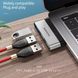 HUB адаптер BOROFONE Type-C до USB Adapter Silver DH1 | 2USBx2.0, 1USBx3.0 | перехідник хаб