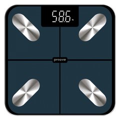 Напольные Смарт-весы для дома фитнес Proove Balance Lite до 180 кг Закаленное стекло Синий