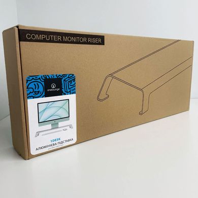 Універсальна алюмінієва підставка на стіл oneLounge 1Desk для iMac Монітор | Ноутбук