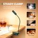 Настольная универсальная лампа LED беспроводная с клипсой Glocusent Mini clip-on Book light green