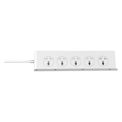 Мережевий подовжувач фільтр Ldnio SC10610, 10 Розеток + 5 USB + 1 Type-C, 2 м, швидка зарядка Quick Charge 3