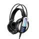 Ігрові навушники з мікрофоном BOROFONE Gaming Fun LED Hi-Res BO100 і LED підсвіткою Black