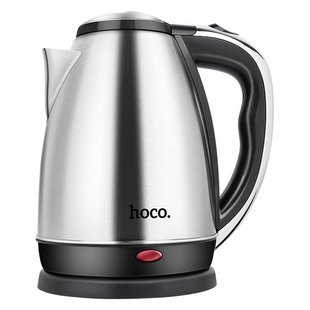 Электрический Чайник Электрочайник HOCO Cool kitchen electric kettle HJD03A |1.8л Нерж| Серый