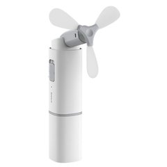 Ручной мини вентилятор портативный настольный аккумуляторный с функцией Power Bank Baseus Square Portable Folding Fan 13hours white