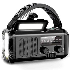 Портативний радіоприймач Fimilo Solar XSY330 | FM Радіо, Ліхтар, Сонячна панель, Компасом, Power bank | Grey