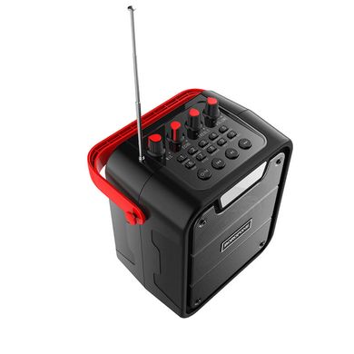 Беспроводная портативная Bluetooth колонка с микрофоном BOROFONE Cool karaoke BT speaker BP7 |40W, BT5.0 AUX, FM, TF, USB, 4800mAh|