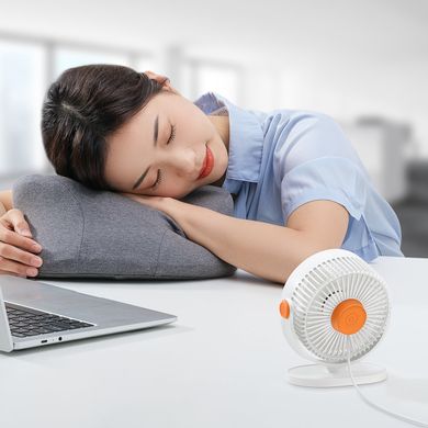 Портативний вентилятор BASEUS Serenity Desktop Fan | USB, 3W | ACYY000002 white