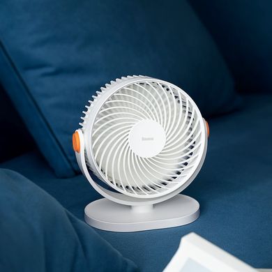 Портативний вентилятор BASEUS Serenity Desktop Fan | USB, 3W | ACYY000002 white