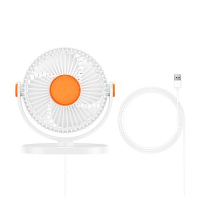 Портативний вентилятор BASEUS Serenity Desktop Fan | USB, 3W | ACYY000002 white