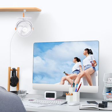 Вентилятор портативний BASEUS Serenity Desktop Fan | USB, 3W | ACYY000002 white