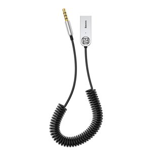 Бездротовий аудиоадаптер ресивер AUX в авто Baseus Audio Wireless Adapter Cable BA01 BT5.0 трансмітер, FM модулятор