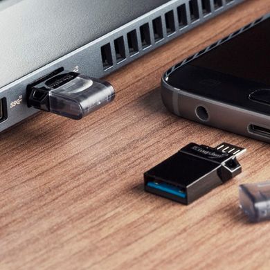 Флеш-накопичувач Kingston USB 3.2 DT microDuo 3.0 G2 2in1 128Gb Флешка з роз'ємом microUSB/USB3.2