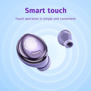 Беспроводные Bluetooth наушники BOROFONE Magic rhyme true wireless headset BW10 |BT5.1, 4h, 30/350mAh| Purple