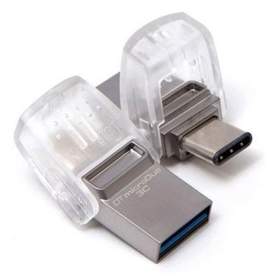 Флеш-накопичувач Kingston USB 3.0 DT MicroDuo 3C 2in1 32Gb Флешка з роз'ємом Type-C/USB3.1