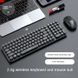 Беспроводная Клавиатура и Мышь TWolf TF350  2.4G ретро стиль 1600 DPI USB black