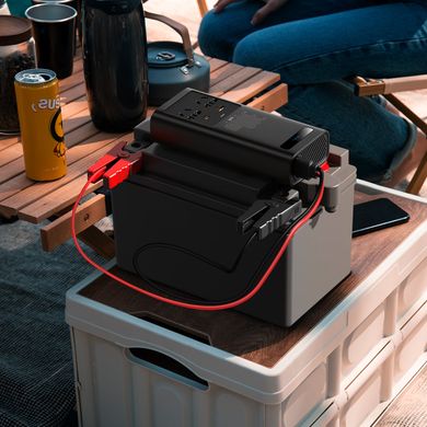 Автомобільний перетворювач напруги інвертор BASEUS IGBT Power Inverter |2Soc/1USB/Type-C, 300W/40A| (220V CN/EU) Black