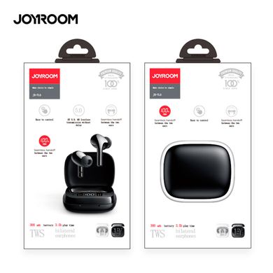 Бездротові Bluetooth навушники гарнітура JOYROOM TWS Earphone With LED Display JR-TL6 | 300mAh, 3h | Black