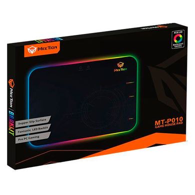 Игровая поверхность, коврик для мышки с подсвтекой MEETION Backlit Gaming Mouse Pad RGB MT-P010