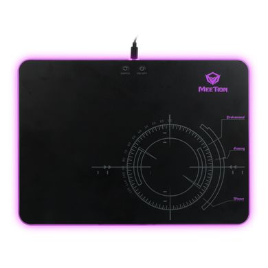 Ігрова поверхня, килимок для мишки з підсвіткою MEETION Backlit Gaming Mouse Pad RGB MT-P010