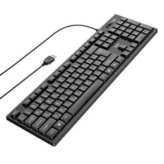 Проводная USB клавиатура HOCO Ice wolf wired business keyboard GM23 (ru/ukr/en)