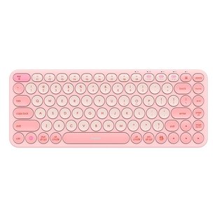 Беспроводная Клавиатура Baseus K01A Wireless Tri-Mode Keyboard |2.4G/BT1+BT2, 2xAAA Battery| Pink