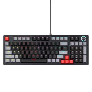 Игровая механическая клавиатура TWolf T50 Blue Switch c RGB подсветкой black