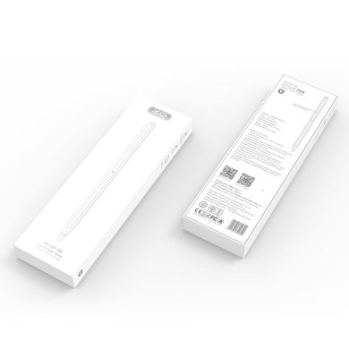 Стилус универсальный для планшета и смартфона Android iOS XO ST-05 iPad 2-Gen Wireless Charging Pen Белый