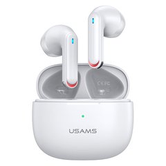 Бездротові навушники Bluetooth гарнітура з мікрофоном USAMS NX10 BT5.2, 35/320mAh, 5h | White