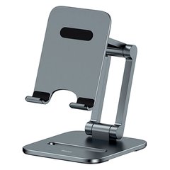 Універсальний тримач для планшета та телефону Baseus Desktop Biaxial Foldable Metal Stand |for Phones 7"|