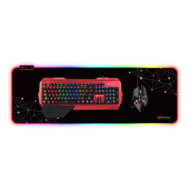 Килимок геймерський, ігровий для мишки з RGB підсвідкою MeeTion Backlit Gaming Mouse Pad MT-PD121